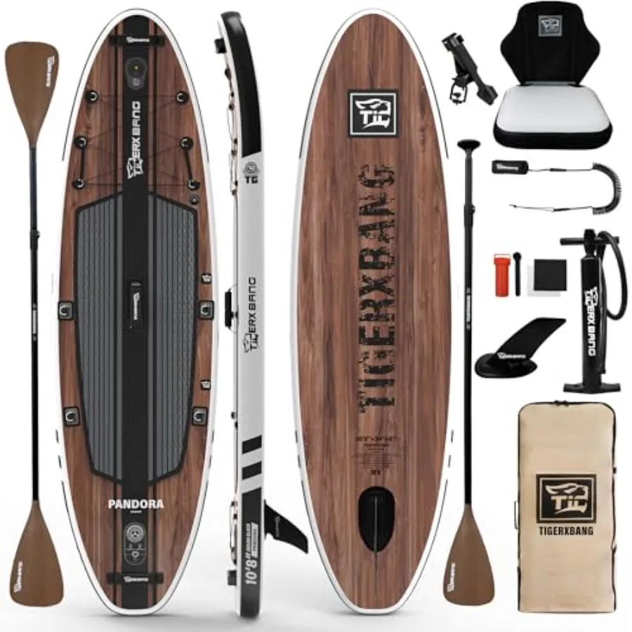 Inflatable Paddle Board 10'8 for leisure paddling fishing premium PVC material gray-blue color extra-wide stability and upgrade
Inflatable Paddle Board 10'8 for leisure paddling fishing premium PVC material gray-blue color extra-wide stability and upgrade