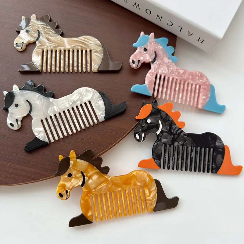 New 2026 Pony Acetic Acid Comb Premium Sense Color Matching Acetic Acid Comb Zodiac Horse Portable Makeup Hair Comb
New 2026 Pony Acetic Acid Comb Premium Sense Color Matching Acetic Acid Comb Zodiac Horse Portable Makeup Hair Comb