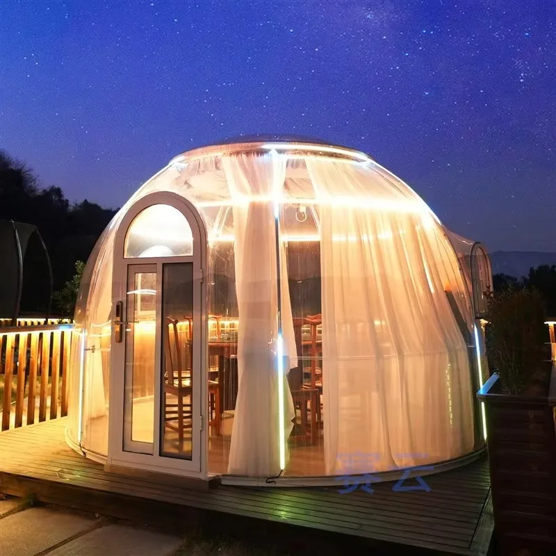 Detachable PC Modern Waterproof Bubble Room Hotel Crystal Dome House Starry Sky Outdoor Tent Installation Transparent Double
Detachable PC Modern Waterproof Bubble Room Hotel Crystal Dome House Starry Sky Outdoor Tent Installation Transparent Double