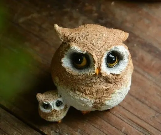 Mom & Baby Owl Bird Statue Fairy Garden Sculpture Tabletop Figurine Decor Gifts
Mom & Baby Owl Bird Statue Fairy Garden Sculpture Tabletop Figurine Decor Gifts