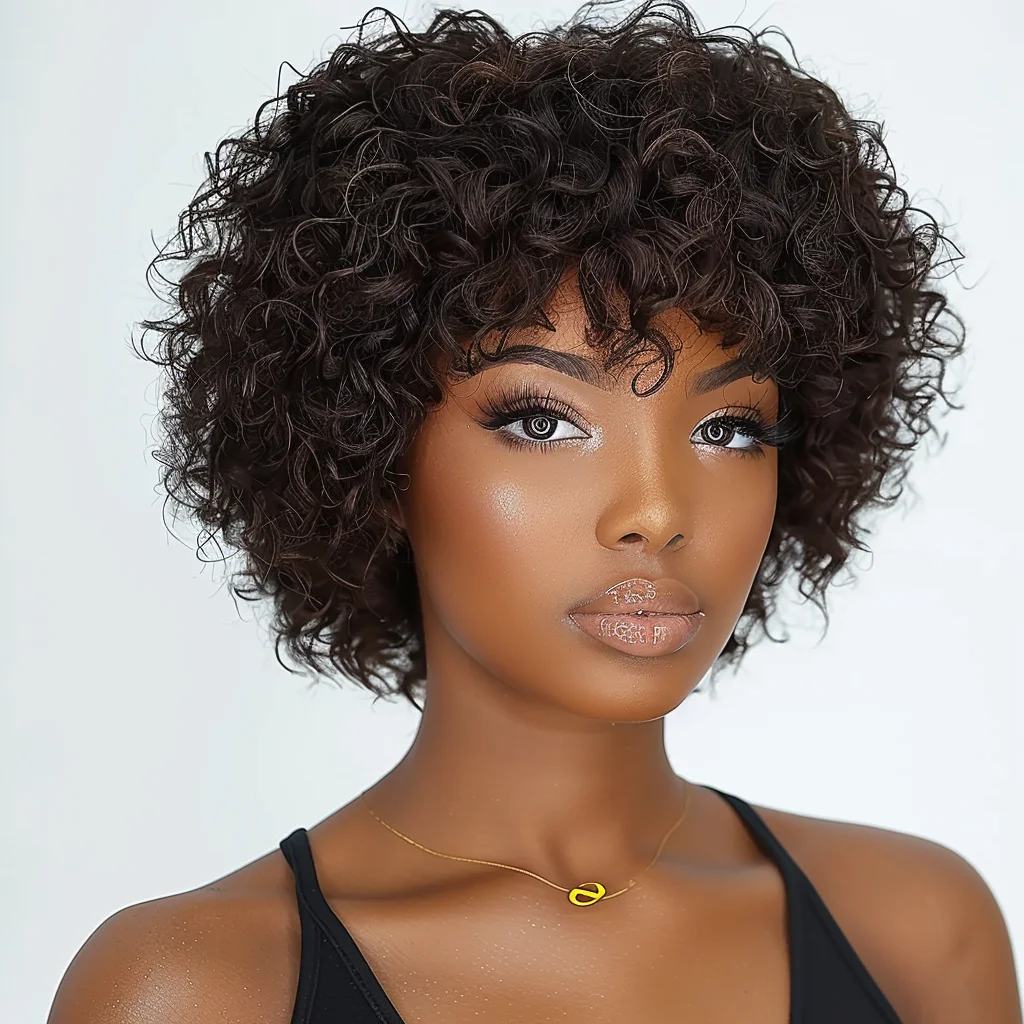 Парик из 100% натуральных человеческих волос с предварительно вычесанной челкой для чернокожих женщин, 99J натуральный коричневый парик-пучок в стиле афро, парик-боб, полностью машинного изготовления, мягкие кудрявые волосы S
Парик из 100% натуральных человеческих волос с предварительно вычесанной челкой для чернокожих женщин, 99J натуральный коричневый парик-пучок в стиле афро, парик-боб, полностью машинного изготовления, мягкие кудрявые волосы S