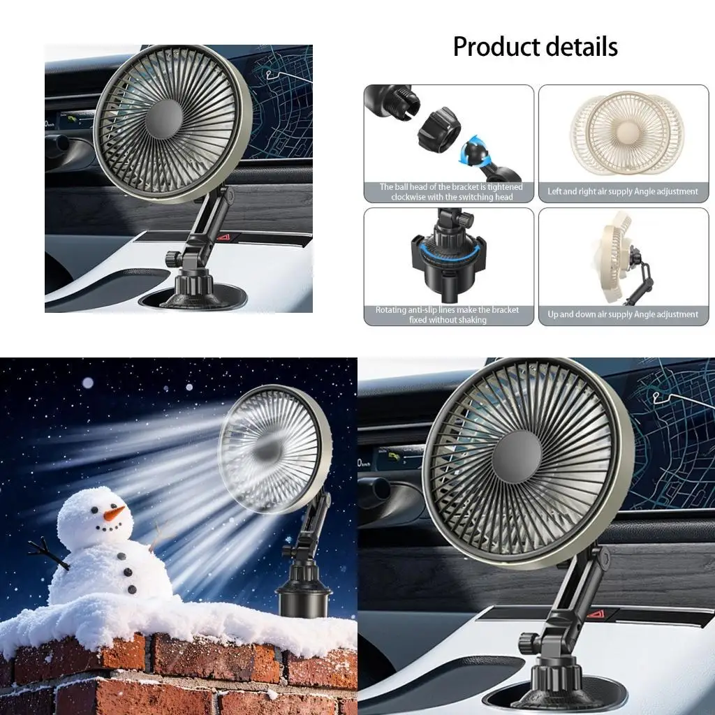 F92F Cooling Fan Plastic Texture for Vehicles with Expandable Base and Quiet Motor
F92F Cooling Fan Plastic Texture for Vehicles with Expandable Base and Quiet Motor