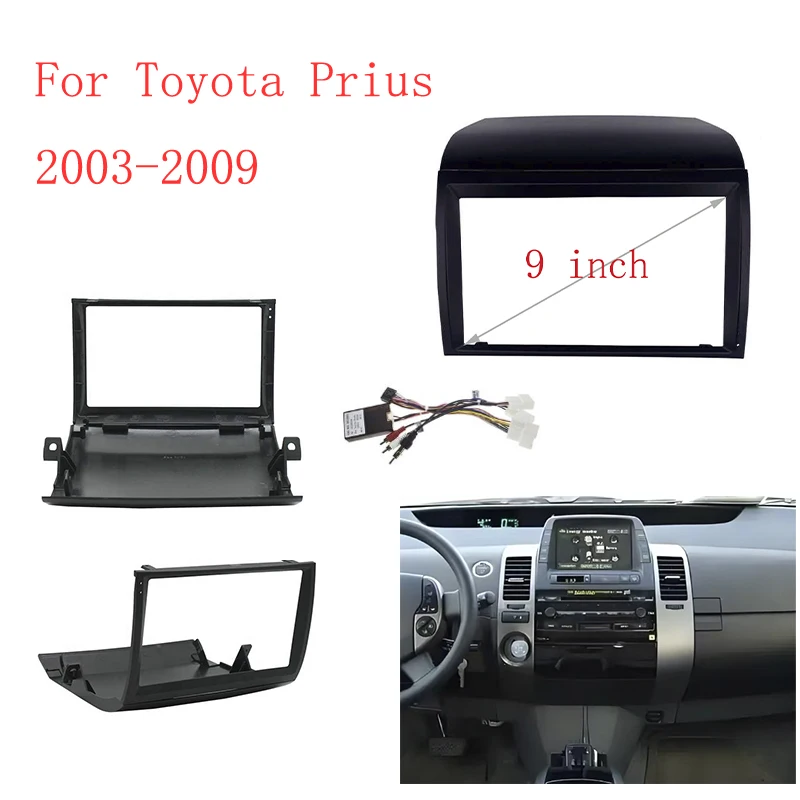For Toyota Prius 2003-2009 9-inch frame fascia adapter can bus box decoder Android stereo GPS MP5 player panel frame fascia
For Toyota Prius 2003-2009 9-inch frame fascia adapter can bus box decoder Android stereo GPS MP5 player panel frame fascia