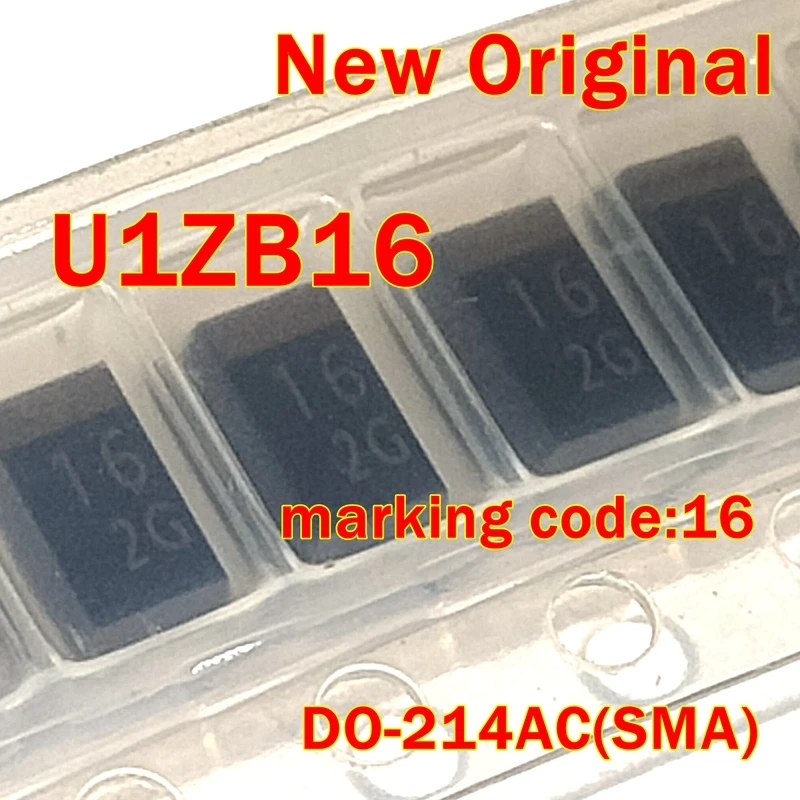 5pcs to 100pcs U1ZB16 New Original DO-214AC(SMA) marking code:16 CONSTANT VOLTAGE REGULATION TRANSIENT SUPPRESSORS
5pcs to 100pcs U1ZB16 New Original DO-214AC(SMA) marking code:16 CONSTANT VOLTAGE REGULATION TRANSIENT SUPPRESSORS