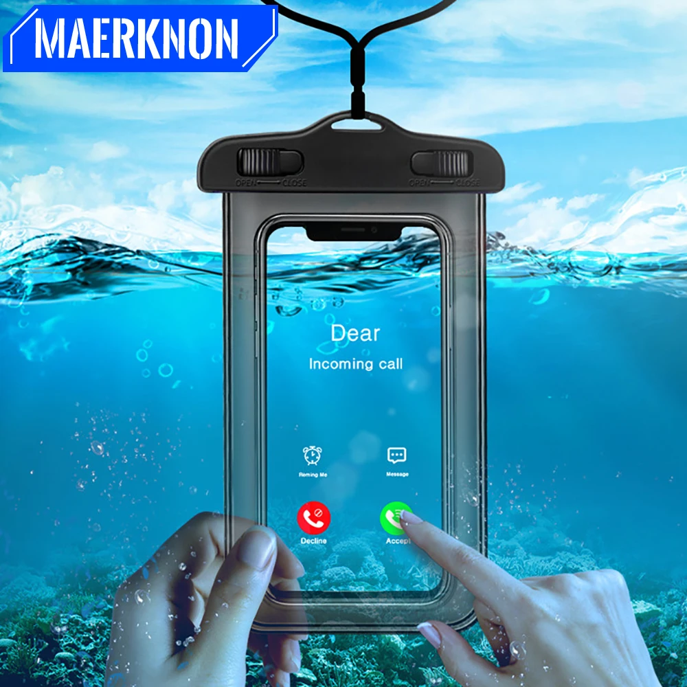 Luminous Universal Waterproof Case For iPhone X XS MAX 8 7 6 s 5 Plus Cover Pouch Bag Cases For Phone Coque Water proof Case
Luminous Universal Waterproof Case For iPhone X XS MAX 8 7 6 s 5 Plus Cover Pouch Bag Cases For Phone Coque Water proof Case