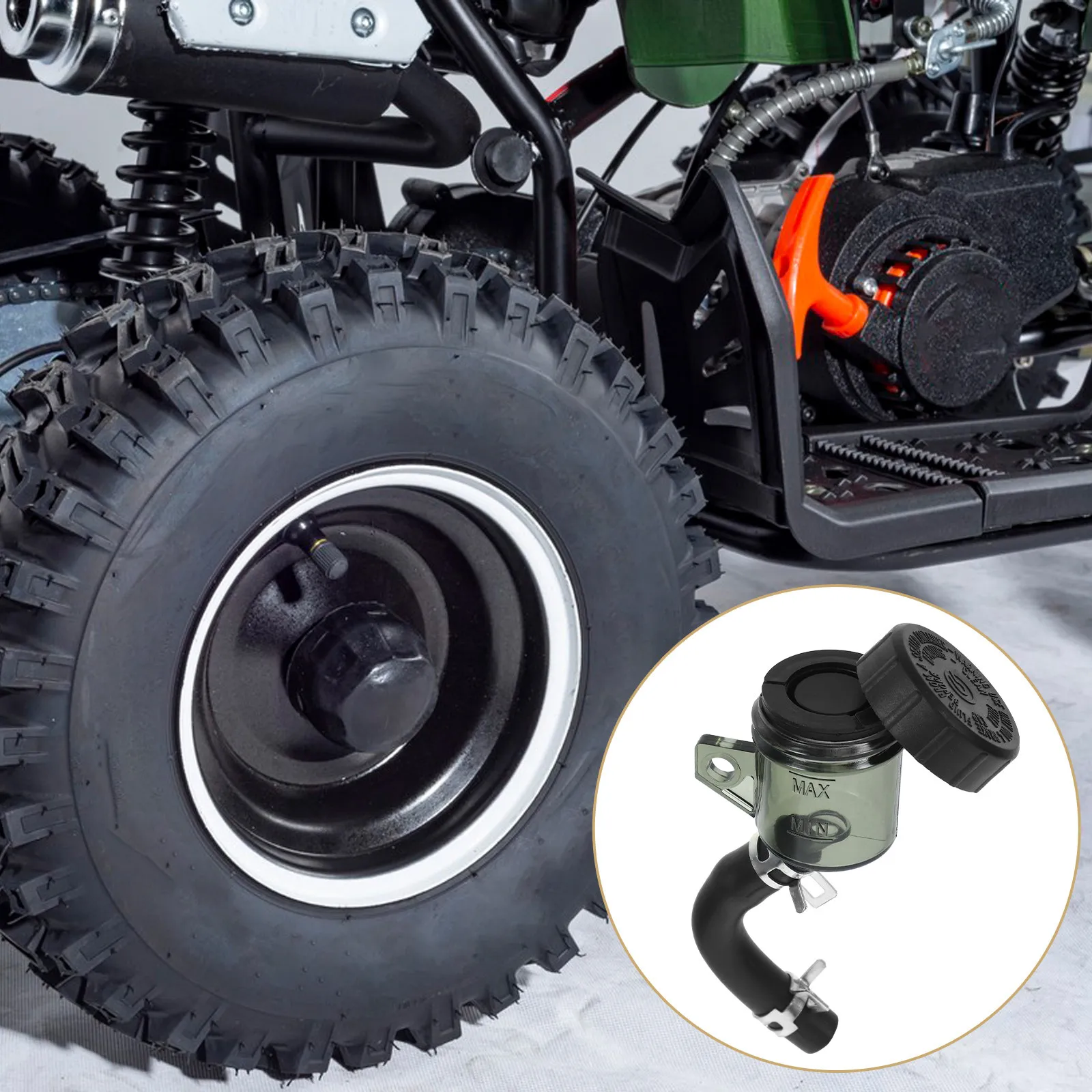 Motorcycle Front Brake Fluid Reservoir Bottle Plastic Universal Fit for Most Models Enhanced Safety Smooth Braking Performance
Motorcycle Front Brake Fluid Reservoir Bottle Plastic Universal Fit for Most Models Enhanced Safety Smooth Braking Performance