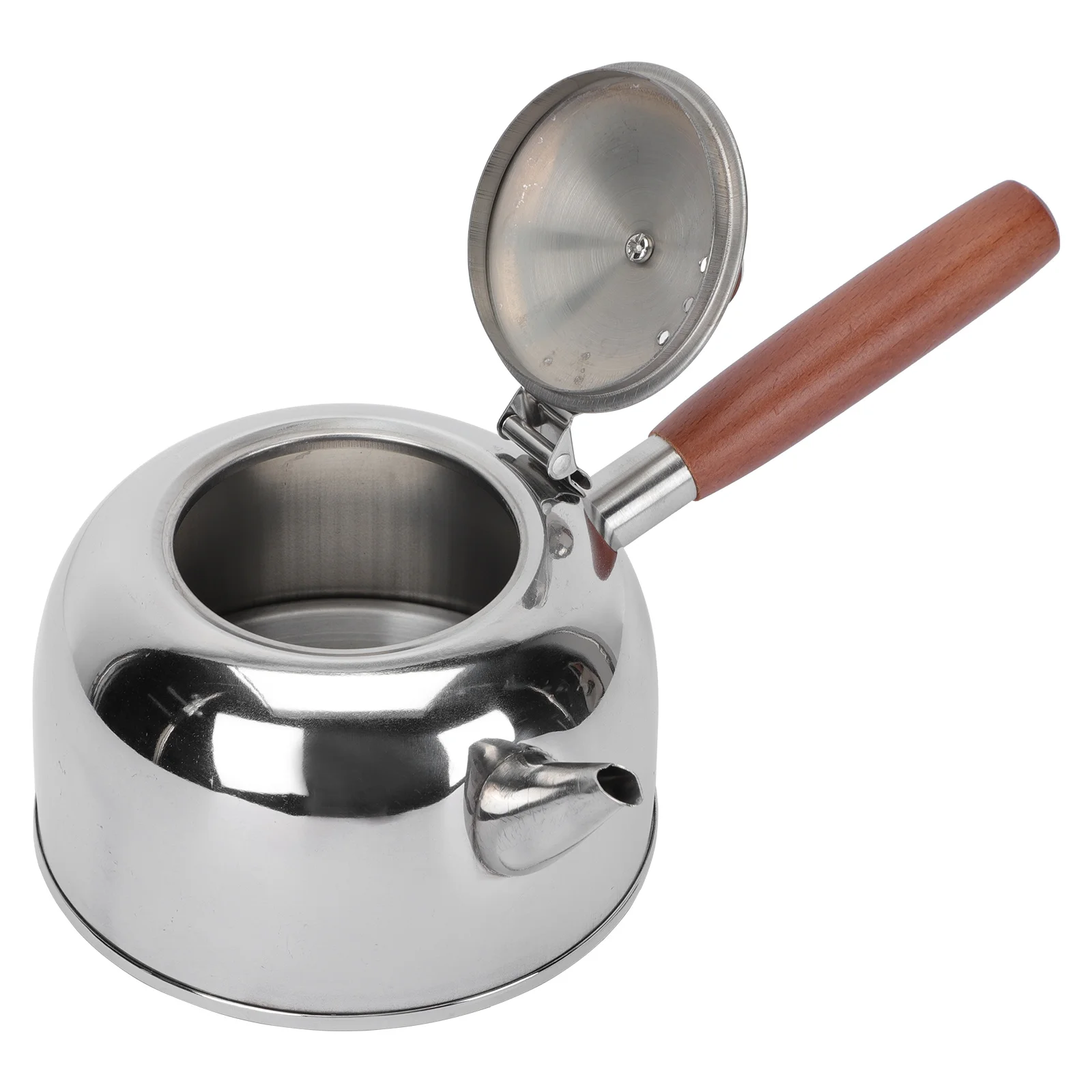 Side Handle Teakettle Safe Stainless Steel Wood Material Suitable Induction Cooker Electric Gas Stove Easy Practical
Side Handle Teakettle Safe Stainless Steel Wood Material Suitable Induction Cooker Electric Gas Stove Easy Practical