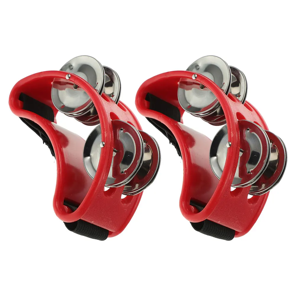 2pcs Foot Tambourines Foot Bell Shaker Dual-Row Design Durable Easy To Operate For Band Shows Rhythm Percussion Bell Music
2pcs Foot Tambourines Foot Bell Shaker Dual-Row Design Durable Easy To Operate For Band Shows Rhythm Percussion Bell Music