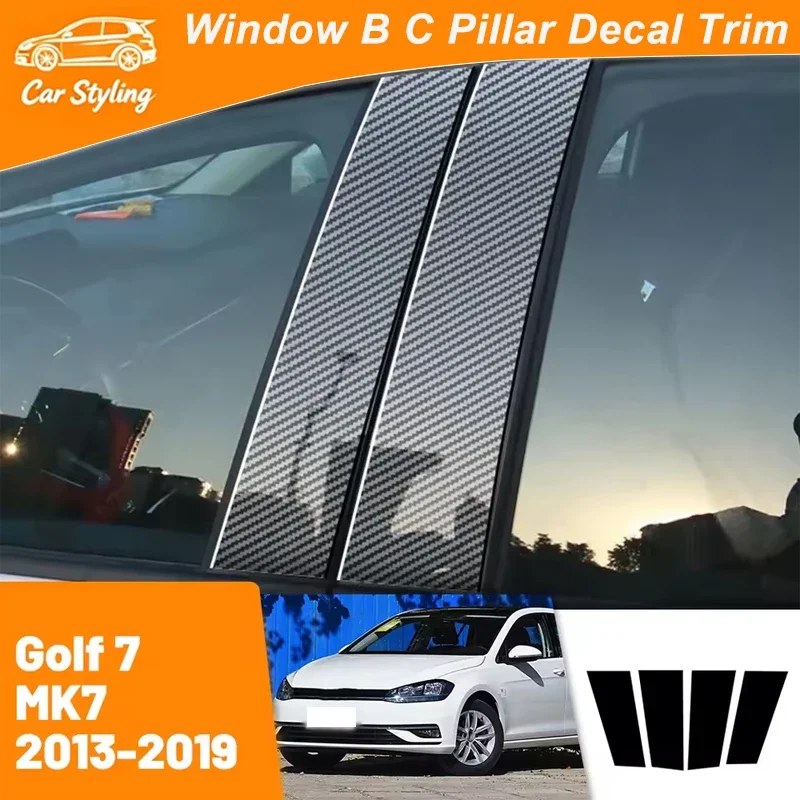 For VW Golf 7 MK7 2013-2019 2014 2015 2016 2017 2018 Carbon Fiber Window Door Column Deal B C Pillar Post Cover Trim Sticker
For VW Golf 7 MK7 2013-2019 2014 2015 2016 2017 2018 Carbon Fiber Window Door Column Deal B C Pillar Post Cover Trim Sticker