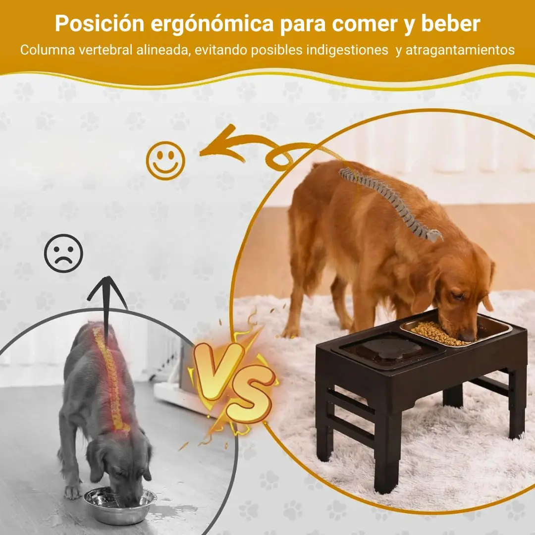 Non Spill Elevated Raised Dog Bowl Adjustable Slow Feeder Pet Food Water Feeding Bowl Anti Slip For Small Medium Large Dogs
Non Spill Elevated Raised Dog Bowl Adjustable Slow Feeder Pet Food Water Feeding Bowl Anti Slip For Small Medium Large Dogs