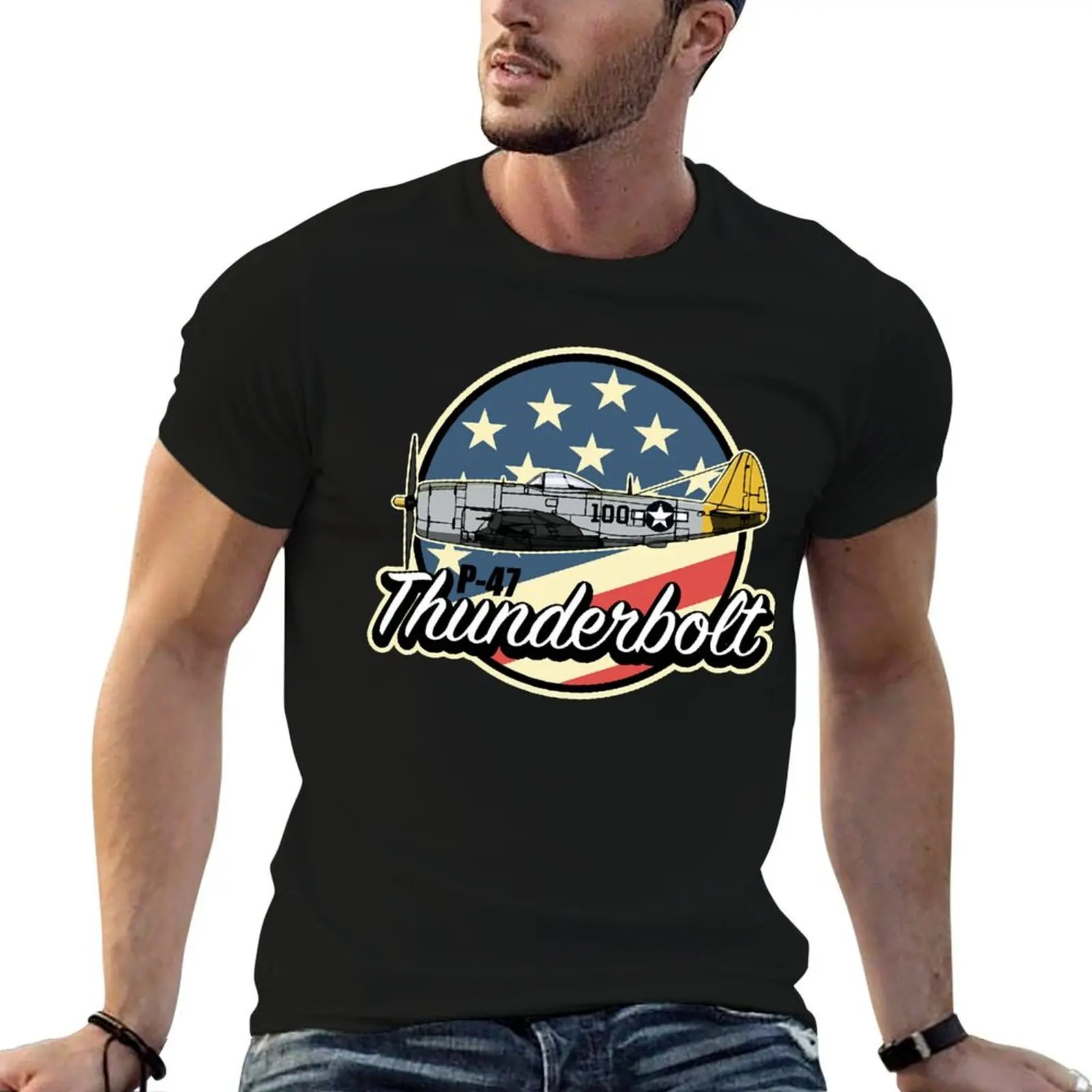 P-47 Thunderbolt T-Shirt man t shirts for men t shirts for man slim fit T-Shirt
P-47 Thunderbolt T-Shirt man t shirts for men t shirts for man slim fit T-Shirt