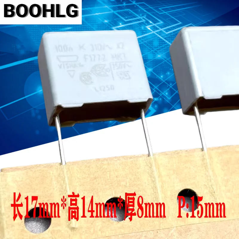 10 шт. пленочный конденсатор BC MKP 0,1 мкФ 104 100nf 310 В 275 В регулирование безопасности P15 мм
10 шт. пленочный конденсатор BC MKP 0,1 мкФ 104 100nf 310 В 275 В регулирование безопасности P15 мм