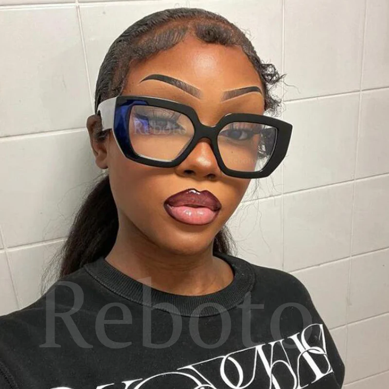 Oversized Myopia Glasses For Women Square Anti Blue Light Prescription Nearsighted Eyeglasses Fashion Thick Frame Eyewear Female
Oversized Myopia Glasses For Women Square Anti Blue Light Prescription Nearsighted Eyeglasses Fashion Thick Frame Eyewear Female