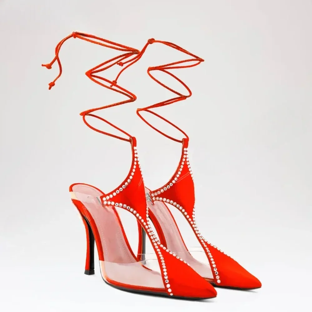 Crystal Trim Satin Slingback Strap Sandals Sexy Pointed Toe Thin Heel Mixed Colors New Arrivals Fashion Women Modern Shoes
Crystal Trim Satin Slingback Strap Sandals Sexy Pointed Toe Thin Heel Mixed Colors New Arrivals Fashion Women Modern Shoes