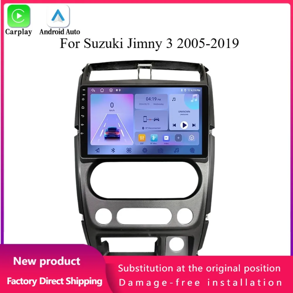 Android 14 For Suzuki Jimny 3 2005-2019 Car Radio Multimedia Video Player Navigation 4G GPS Wireless Carplay Touch Screen Stereo
Android 14 For Suzuki Jimny 3 2005-2019 Car Radio Multimedia Video Player Navigation 4G GPS Wireless Carplay Touch Screen Stereo