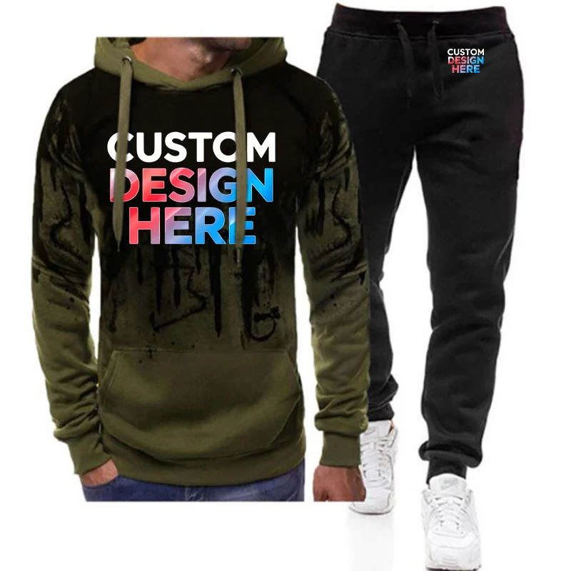 Logo Customization The new gradient-patterned sportswear collection for men is suitable for casual wear hoodies
Logo Customization The new gradient-patterned sportswear collection for men is suitable for casual wear hoodies