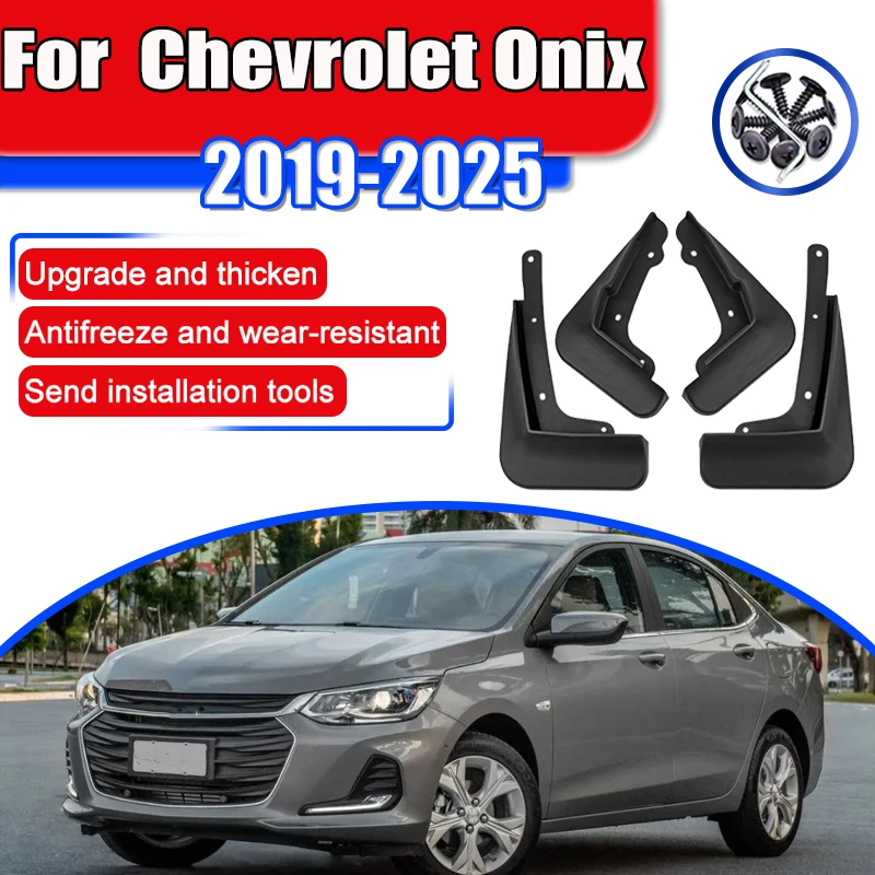 Car Mudguards For Chevrolet Onix Accessories 2019-2025 4 PCS Auto Anti-splash Mud Flaps Splash Guards Fenders Car Accessories
Car Mudguards For Chevrolet Onix Accessories 2019-2025 4 PCS Auto Anti-splash Mud Flaps Splash Guards Fenders Car Accessories