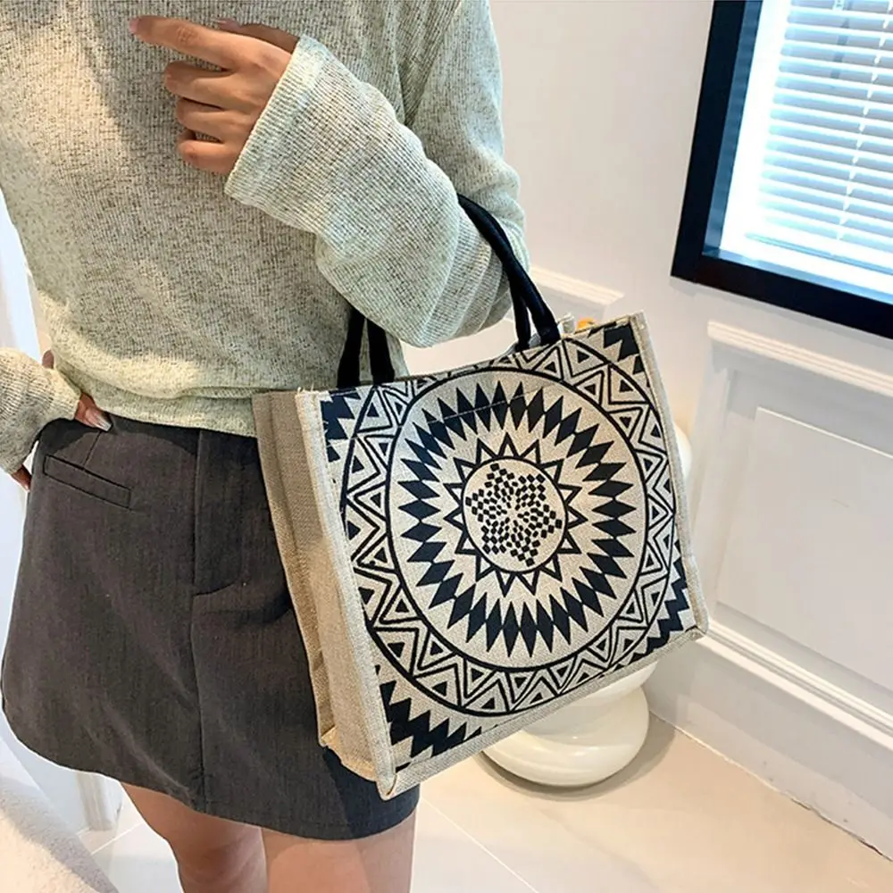 Linen Cloth Handbag Casual Large Capacity Multifunctional Lunch Bags Zipper Tote Bags Women Girls
Linen Cloth Handbag Casual Large Capacity Multifunctional Lunch Bags Zipper Tote Bags Women Girls