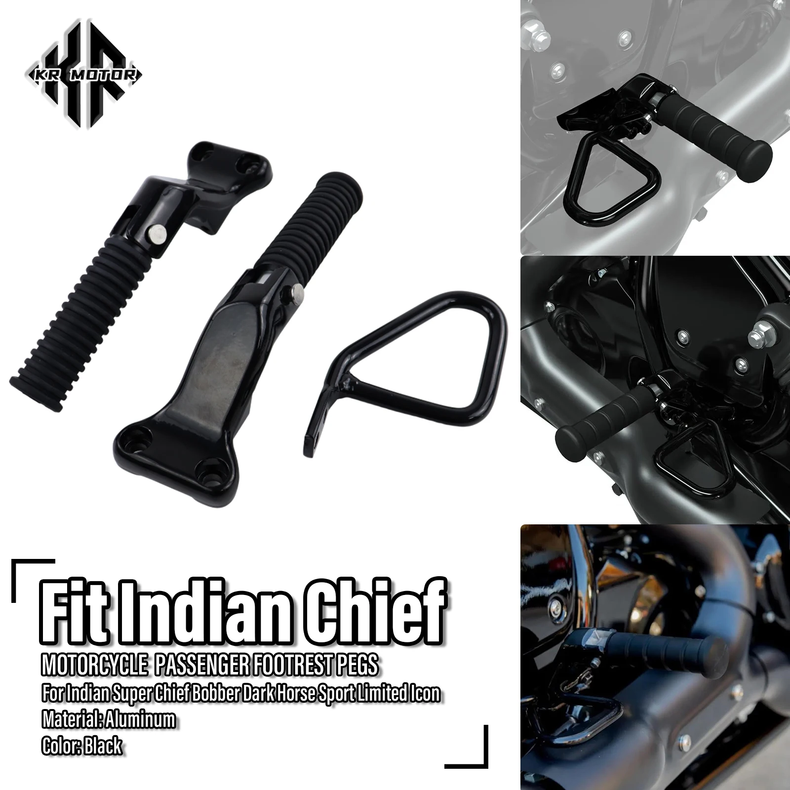 For Indian Super Chief Bobber Dark Horse Sport Limited Icon Motorcycle Passenger Footrest Pegs Rear Floorboards Foot Rest Pedal
For Indian Super Chief Bobber Dark Horse Sport Limited Icon Motorcycle Passenger Footrest Pegs Rear Floorboards Foot Rest Pedal