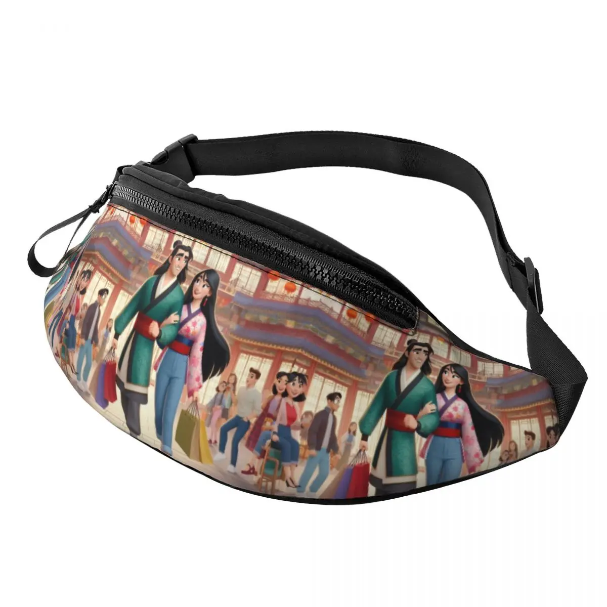 Custom Mulan& Shang Out For Shopping Fanny Bag Crossbody Waist Pack Men Women Running Phone Money Pouch
Custom Mulan& Shang Out For Shopping Fanny Bag Crossbody Waist Pack Men Women Running Phone Money Pouch