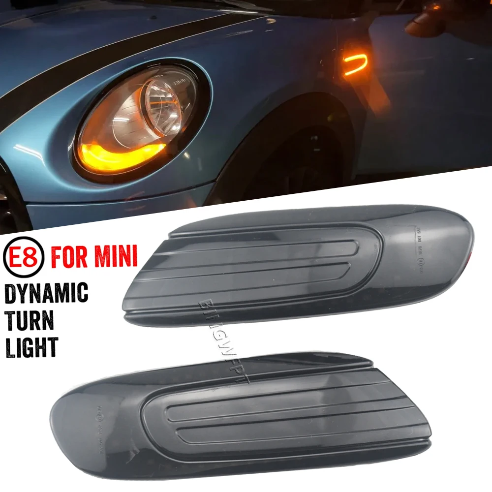 Светодиодный динамический боковой габаритный указатель поворота, повторитель света, последовательная мигалка 2014-2017 для BMW Mini Cooper F55 F56 F57
Светодиодный динамический боковой габаритный указатель поворота, повторитель света, последовательная мигалка 2014-2017 для BMW Mini Cooper F55 F56 F57