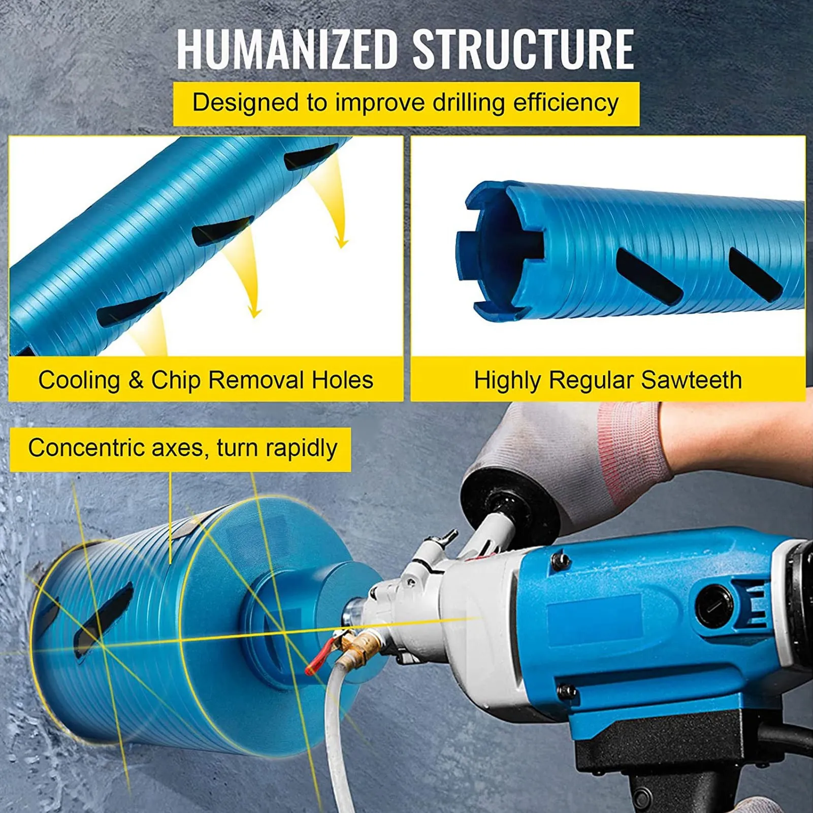 4.25in Hole Opener with Positioning Bit 5/8‑11 Thread Drill Bit for Concrete Marble Hole Opener
4.25in Hole Opener with Positioning Bit 5/8‑11 Thread Drill Bit for Concrete Marble Hole Opener