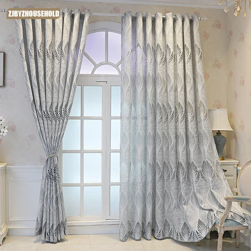 Light-transmitting and Opaque Gray Simple Leaf Yarn Curtain Tulle Amazon Curtains for Living Dining Room Bedroom
Light-transmitting and Opaque Gray Simple Leaf Yarn Curtain Tulle Amazon Curtains for Living Dining Room Bedroom