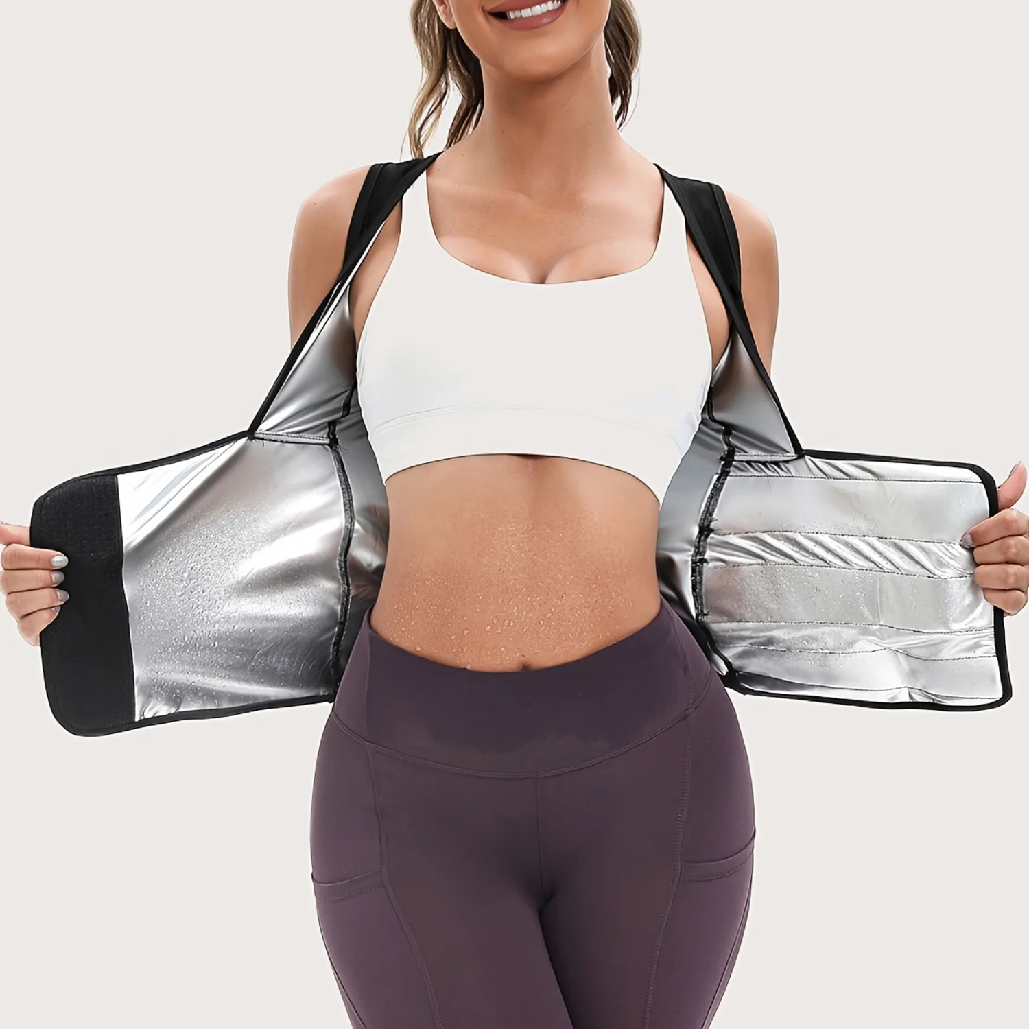 Sweat Sauna Vest, Waist Trimmers, Waist Trainer - Womens Sweat Sauna Vest Physics Torque adapter
Sweat Sauna Vest, Waist Trimmers, Waist Trainer - Womens Sweat Sauna Vest Physics Torque adapter