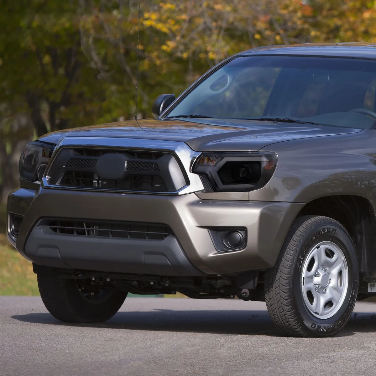 Black Smoke Projector Headlights Fits 2012-2015 Toyota Tacoma Sequential LED Bar
Black Smoke Projector Headlights Fits 2012-2015 Toyota Tacoma Sequential LED Bar