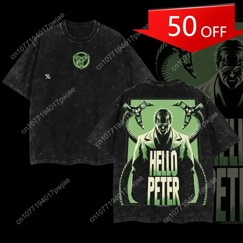 Marvel Doctor Octopus - MCU Spidey verse Edition Double Printed Oversize Lightweight Acid Washed Tee Vintage Graphic Design T
Marvel Doctor Octopus - MCU Spidey verse Edition Double Printed Oversize Lightweight Acid Washed Tee Vintage Graphic Design T