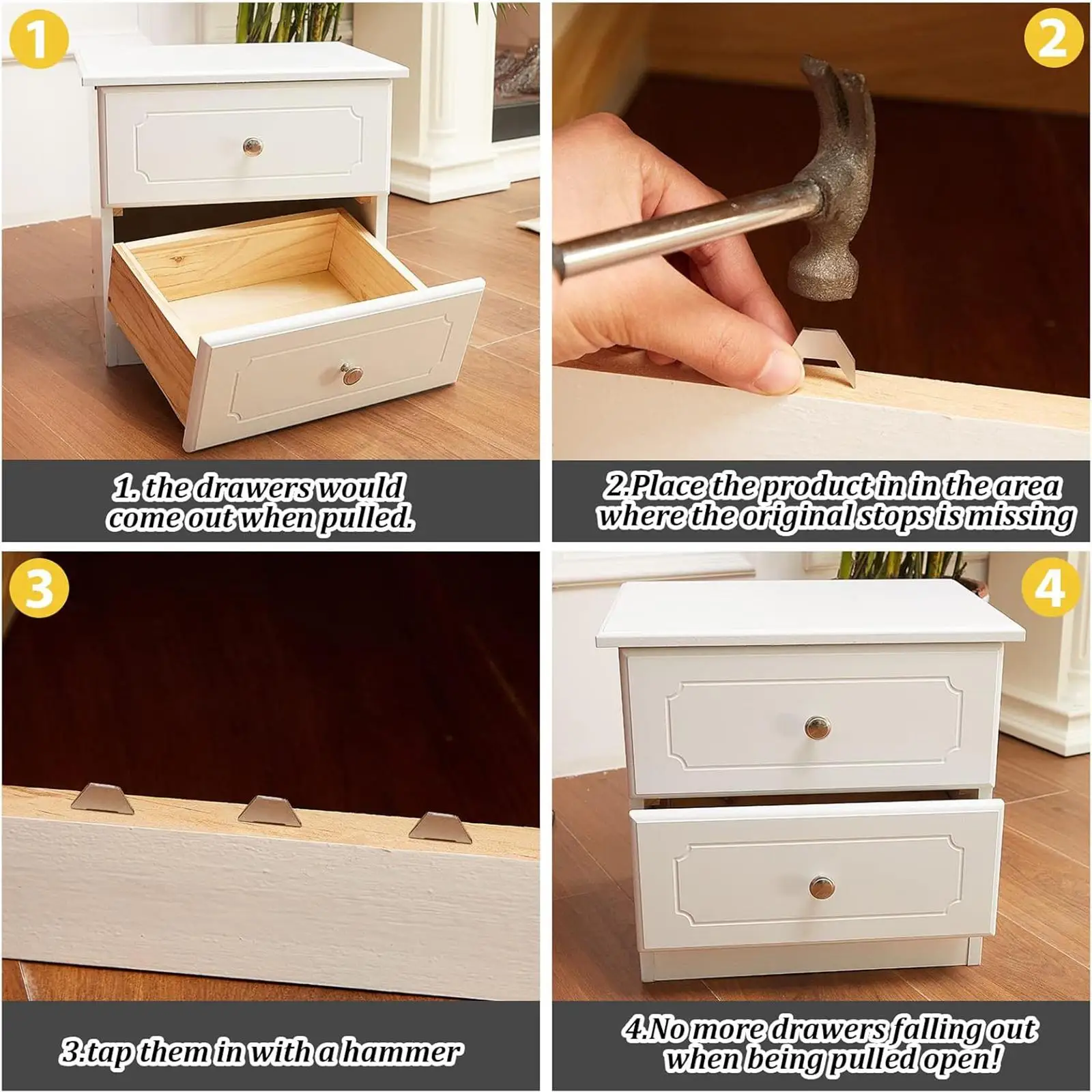 24x Stopper Furniture Parts,Bottom Repair Tool per for Dresser for Roll Top Desk Nightstands
24x Stopper Furniture Parts,Bottom Repair Tool per for Dresser for Roll Top Desk Nightstands