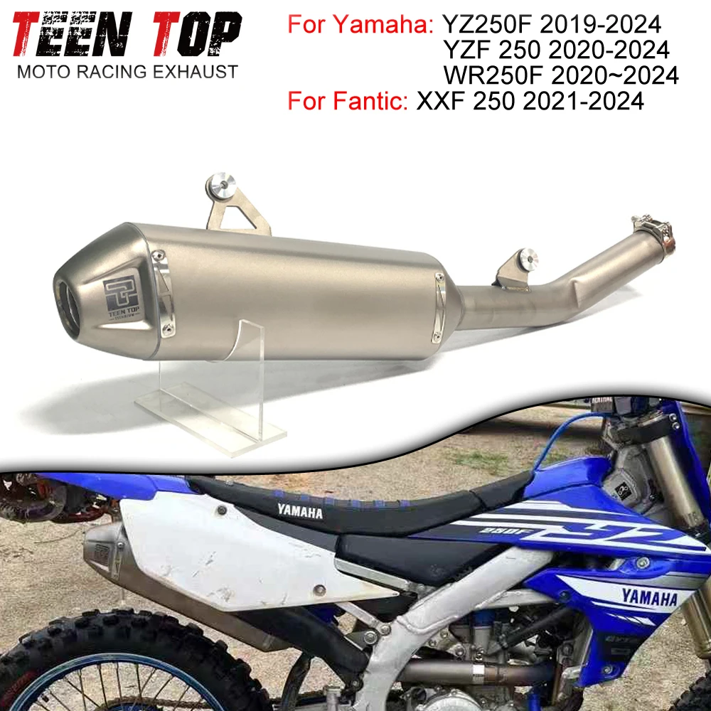 For Yamaha YZ250F YZF 250 WR250F Slip on Exhaust Muffler Titanium Alloy 48mm yz250f 2019-2024 Motorcycle Connection Pipe
For Yamaha YZ250F YZF 250 WR250F Slip on Exhaust Muffler Titanium Alloy 48mm yz250f 2019-2024 Motorcycle Connection Pipe