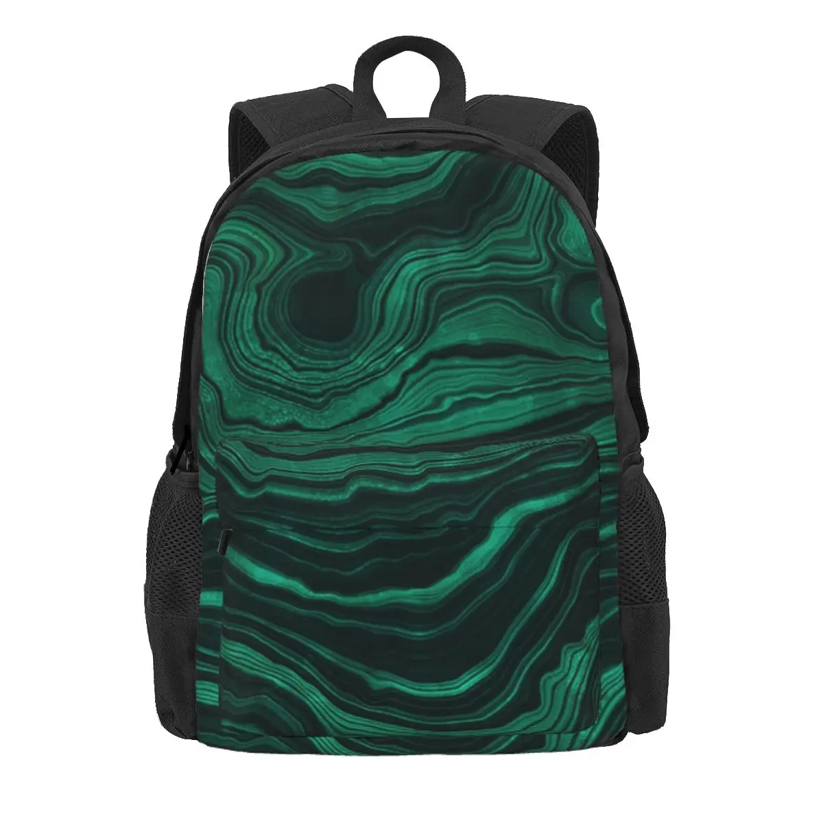 Faux Malachite Green Marble With Light Veins Backpack Daypack Large Capacity BookBag School Bag Shoulder Bags for Men Women
Faux Malachite Green Marble With Light Veins Backpack Daypack Large Capacity BookBag School Bag Shoulder Bags for Men Women