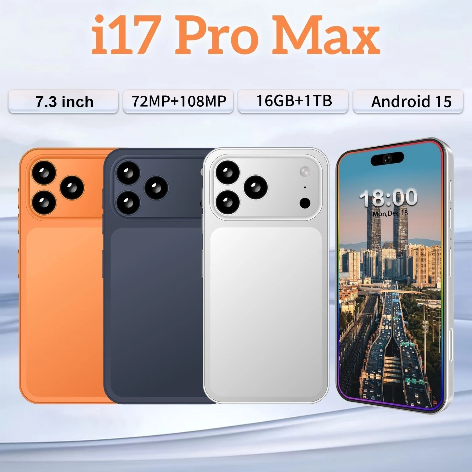 Hot 2026 New High Quality i17 Pro Max Original Intelligent 4G 5G Dual Card Dual Standby System Global Version 8000mAh Battery
Hot 2026 New High Quality i17 Pro Max Original Intelligent 4G 5G Dual Card Dual Standby System Global Version 8000mAh Battery