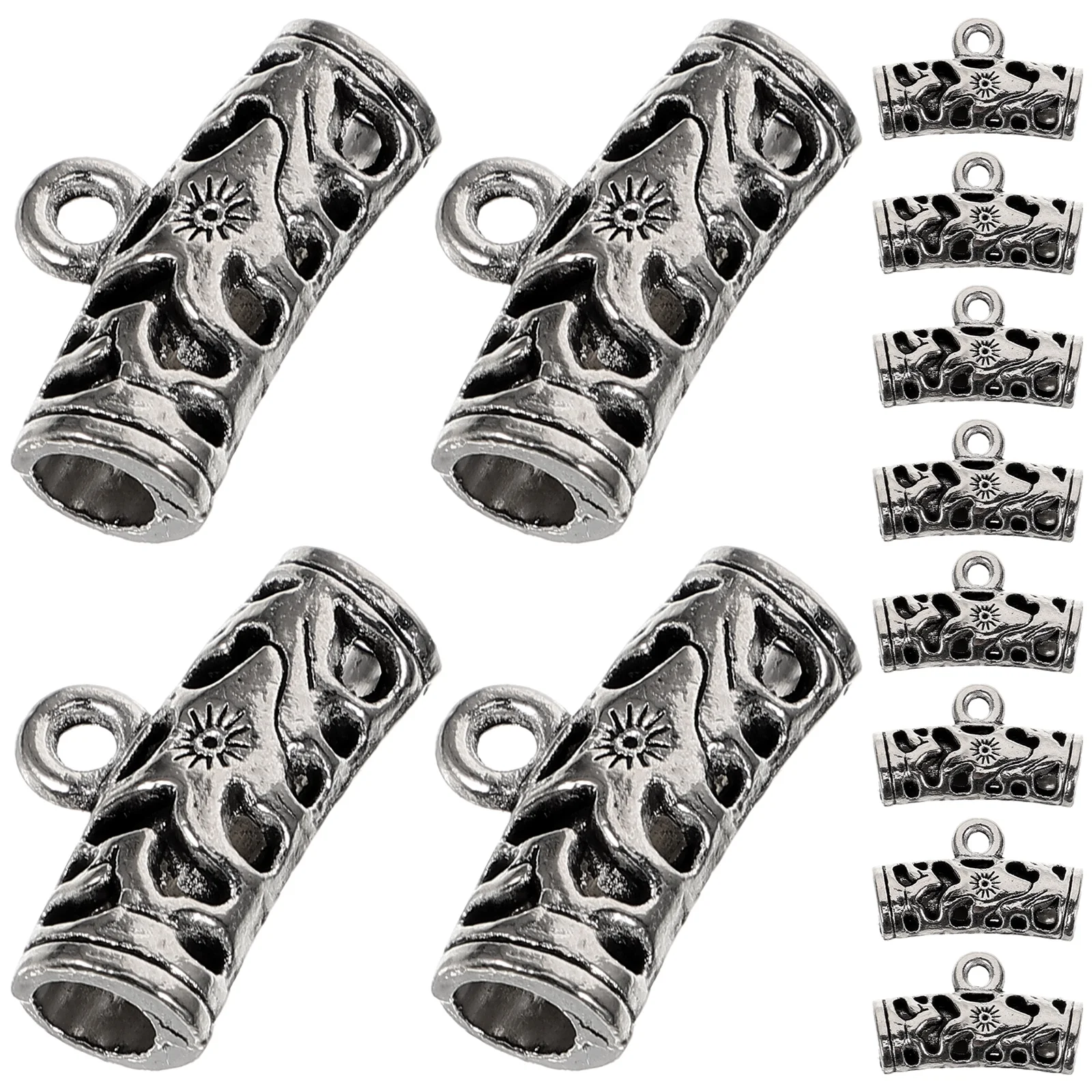 30 Pcs 22x13mm Tube Shaped Pendant Connectors Alloy Bail Charms for Necklaces Bracelets Jewelry Making Crafts Projects
30 Pcs 22x13mm Tube Shaped Pendant Connectors Alloy Bail Charms for Necklaces Bracelets Jewelry Making Crafts Projects