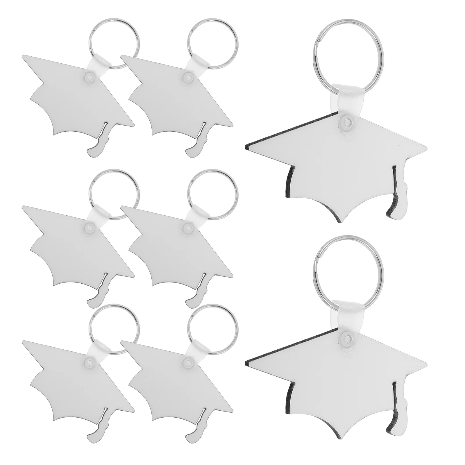 8 Pcs Graduation Cap Keychain Decorations for Plaque Charm Animal Design Double Sided Diploma Pendants
8 Pcs Graduation Cap Keychain Decorations for Plaque Charm Animal Design Double Sided Diploma Pendants