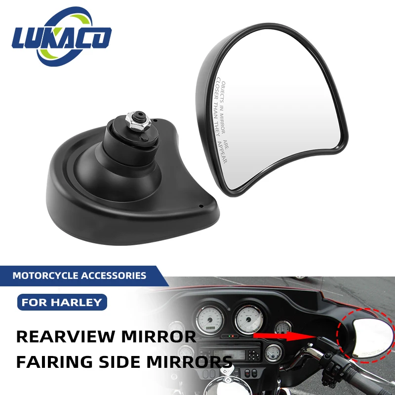 Motorcycle Fairing Side Mirror Black For Harley Davidson Street Glide FLHX FLHT FLHTK FLHTCU 96-13 Adjustable Rearview Mirror
Motorcycle Fairing Side Mirror Black For Harley Davidson Street Glide FLHX FLHT FLHTK FLHTCU 96-13 Adjustable Rearview Mirror