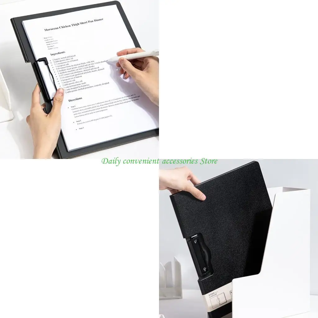 97QB File Organiser Clipboard with Double Metal Clip Standard Size Flipping Clipboard Document Folder For Office School
97QB File Organiser Clipboard with Double Metal Clip Standard Size Flipping Clipboard Document Folder For Office School