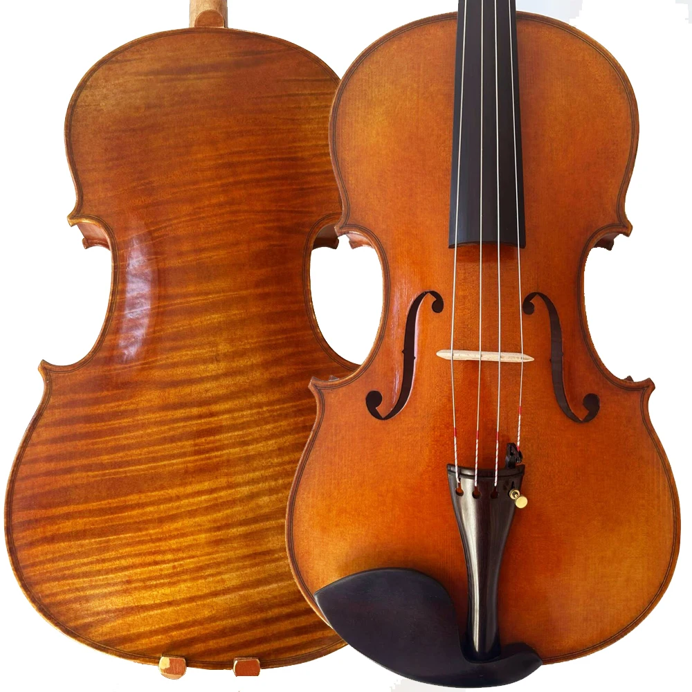 One-piece maple backboard solid wood Viola 16.5" Stradivarius 100% Handmade Varnish Viola With Bow Foam Case
One-piece maple backboard solid wood Viola 16.5" Stradivarius 100% Handmade Varnish Viola With Bow Foam Case