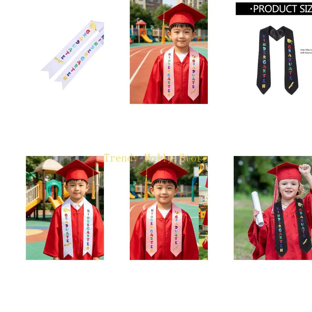 N5KB Comfortable Sateen Graduation Ribbon Stole Shawl For Preschoolers Smooth Texture And Reinforced Edges 9.5Cm Wide
N5KB Comfortable Sateen Graduation Ribbon Stole Shawl For Preschoolers Smooth Texture And Reinforced Edges 9.5Cm Wide