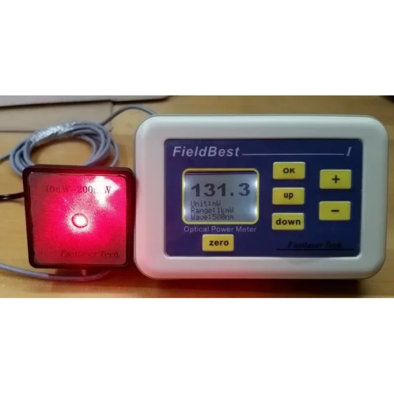 Laser Power Meter Full Wavelength High Precision 200mW Range 10uW Resolution Optical Power Meter Portable Testing Tool
Laser Power Meter Full Wavelength High Precision 200mW Range 10uW Resolution Optical Power Meter Portable Testing Tool