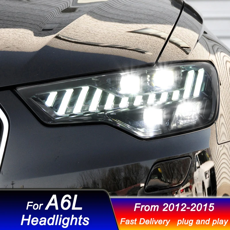 Car styling Headlights for Audi A6L C7 2012-2015 new style full LED DRL Dynamic Signal Head Lamp Bi Xenon Beam Headlamp Accembly
Car styling Headlights for Audi A6L C7 2012-2015 new style full LED DRL Dynamic Signal Head Lamp Bi Xenon Beam Headlamp Accembly