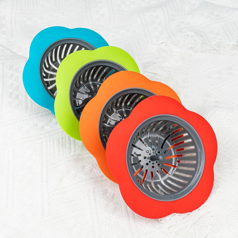 Flower Shaped Kitchen Mesh Sink Drain Silicone Strainer Dense Hole Water Drain Bathroom Drain Hole Hair Filter Trap Waste Screen
Flower Shaped Kitchen Mesh Sink Drain Silicone Strainer Dense Hole Water Drain Bathroom Drain Hole Hair Filter Trap Waste Screen
