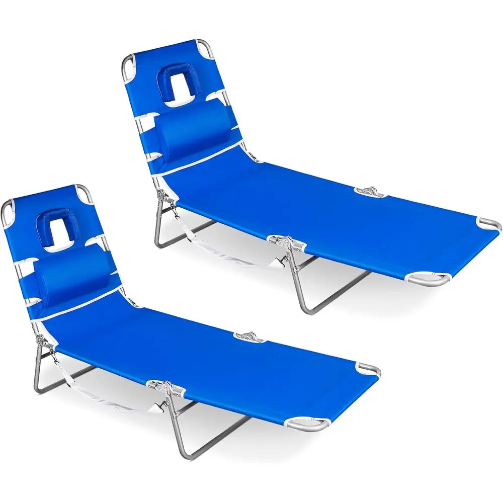 2PK olding Tanning Beach Chair with ace Hole, 5-Position Reclining Sun Lounger, Portable ace Down Tanning Chair with Arm Holes
2PK olding Tanning Beach Chair with ace Hole, 5-Position Reclining Sun Lounger, Portable ace Down Tanning Chair with Arm Holes