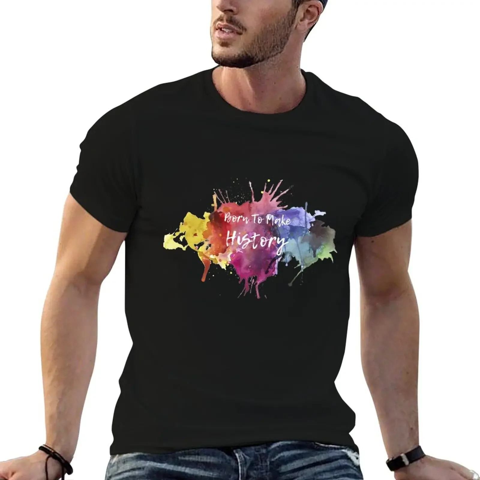 Born to Make History Watercolour 1 T-Shirt Short sleeve tee plus sizes topping tshirts personalised Men's t-shirts
Born to Make History Watercolour 1 T-Shirt Short sleeve tee plus sizes topping tshirts personalised Men's t-shirts