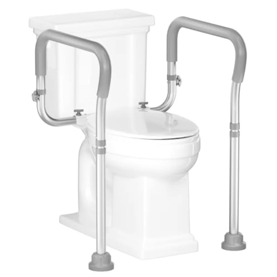 Toilet Safety Rail for Seniors with Adjustable Height Width 350LB Support Rail with Handles Grey Toilet Frame for Disabled and
Toilet Safety Rail for Seniors with Adjustable Height Width 350LB Support Rail with Handles Grey Toilet Frame for Disabled and