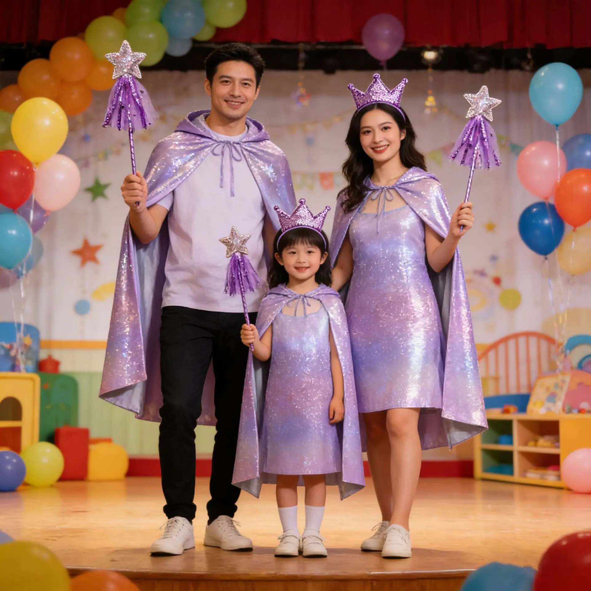 Girls Mermaid Dress-Up Set with Cape, Crown & Wand, Fantasy Cosplay Accessories for Kids Holiday Birthday Party
Girls Mermaid Dress-Up Set with Cape, Crown & Wand, Fantasy Cosplay Accessories for Kids Holiday Birthday Party