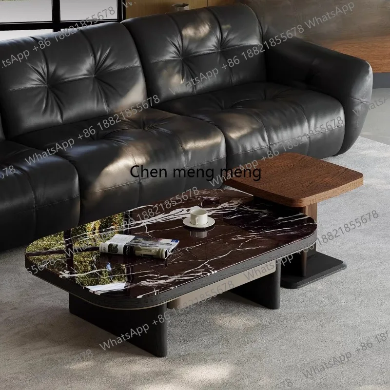 Italian minimalist marble coffee table combination rectangular living room home light luxury high-end sense of the middle
Italian minimalist marble coffee table combination rectangular living room home light luxury high-end sense of the middle