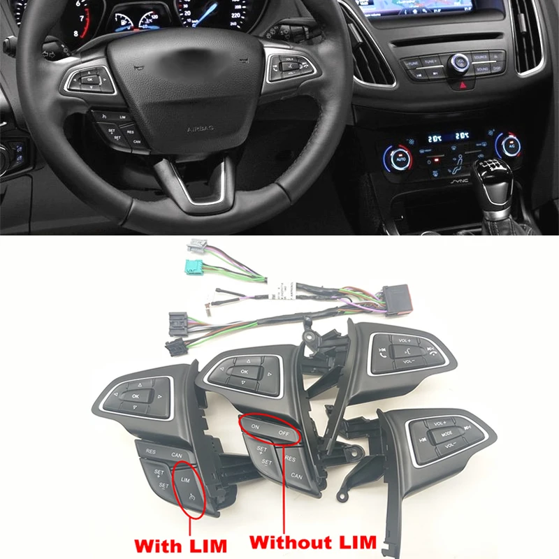Переключатель круиз-контроля для Ford Focus Mk3 2015-2017 Kuga 2017, Многофункциональная кнопка рулевого колеса, кнопка Bluetooth, аудио
Переключатель круиз-контроля для Ford Focus Mk3 2015-2017 Kuga 2017, Многофункциональная кнопка рулевого колеса, кнопка Bluetooth, аудио