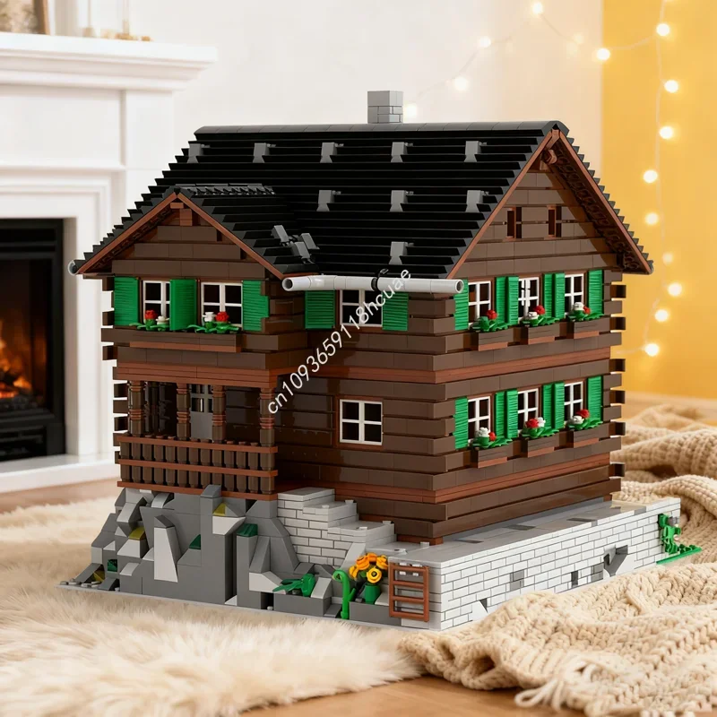 3942 детали MOC: Швейцарское горное шале, модель для сборки, конструктор, архитектурный набор, подарок на Рождество, игрушка для самостоятельной сборки, подарок на день рождения для детей
3942 детали MOC: Швейцарское горное шале, модель для сборки, конструктор, архитектурный набор, подарок на Рождество, игрушка для самостоятельной сборки, подарок на день рождения для детей